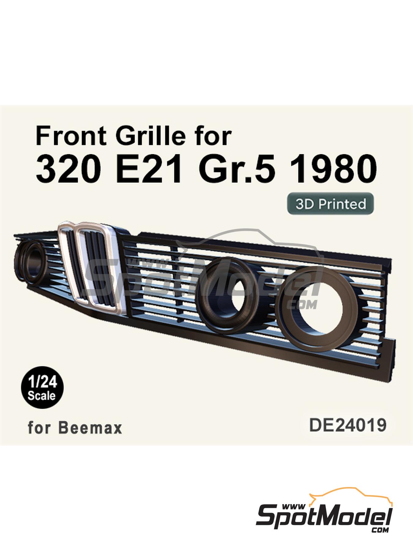 Fat Frog Models DE24019: Detail 1/24 scale - Front Grille BMW 320